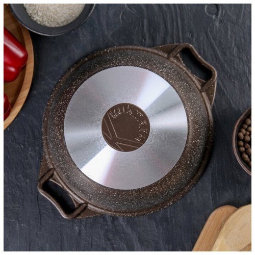 Кастрюля Kukmara КМТ22а 2 л (темный мрамор) 5