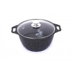 Кастрюля Kukmara КМТ32а 3 л (темный мрамор)