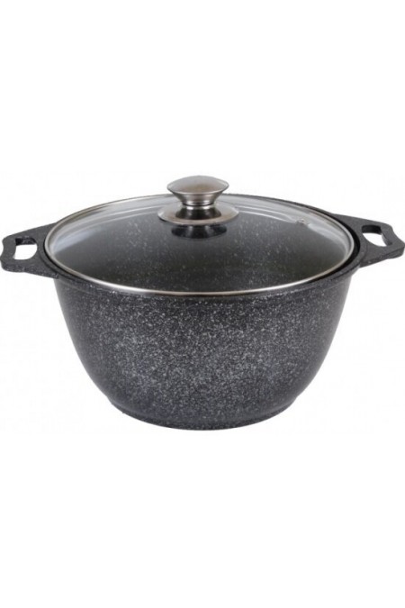 Кастрюля Kukmara КМТ32а 3 л (темный мрамор) 