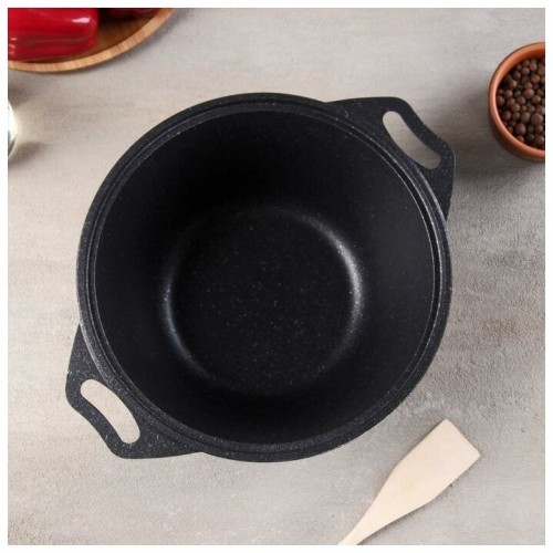 Кастрюля Kukmara КМТ32а 3 л (темный мрамор) 7