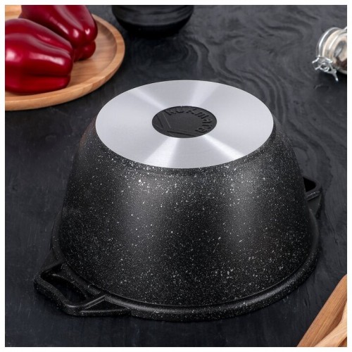 Кастрюля Kukmara КМТ32а 3 л (темный мрамор) 9