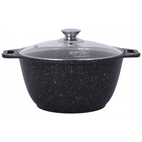 Кастрюля Kukmara КМТ42а 4 л (кофейный мрамор) 4