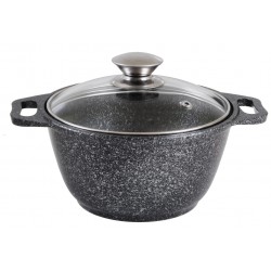 Кастрюля Kukmara Marble Induction кмти22а 2 л (темный мрамор)