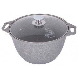 Кастрюля Kukmara Мраморная 2 л (светлый мрамор)