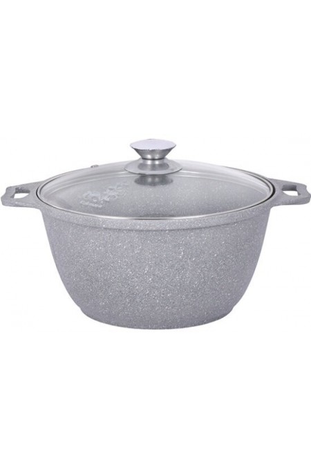 Кастрюля Kukmara Мраморная 2 л (светлый мрамор) 