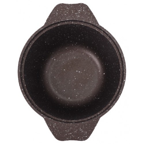 Кастрюля Kukmara Мраморная Кмк12а 1 л (кофейный мрамор) 2