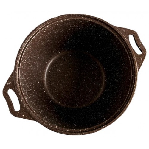 Кастрюля Kukmara Мраморная кмк42а 4 л (кофейный мрамор) 1