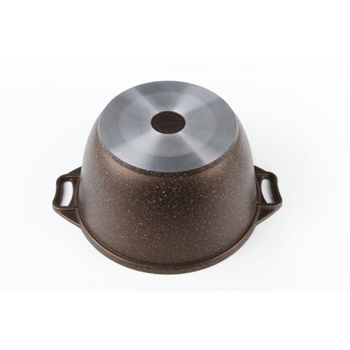Кастрюля Kukmara Мраморная кмк42а 4 л (кофейный мрамор) 7