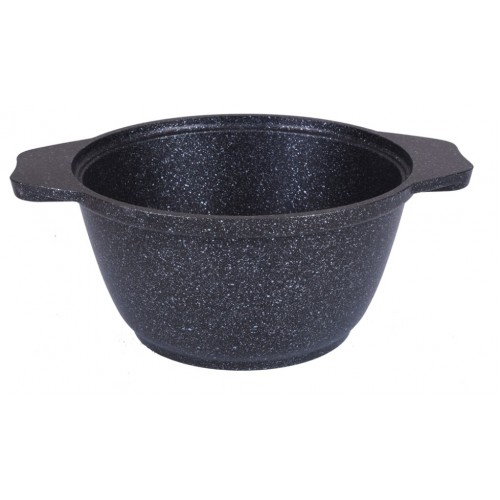 Кастрюля Kukmara Мраморная кмт12а со стеклянной крышкой 1 л (темный мрамор) 5