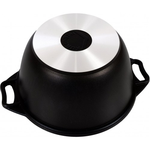 Кастрюля Kukmara Традиция к31а со стеклянной крышкой 3 л (черный) 6