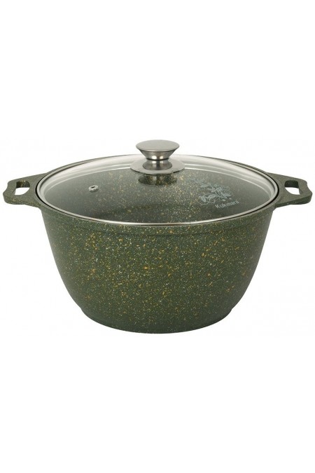 Кастрюля Kukmara Trendy style 6 л (малахит) 