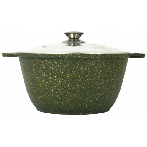 Кастрюля Kukmara Trendy style 6 л (малахит) 1