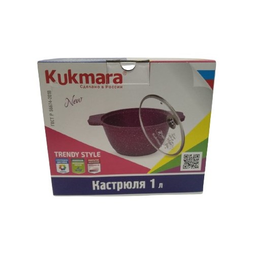 Кастрюля Kukmara Trendy style к11ts 1 л (малахит) 2