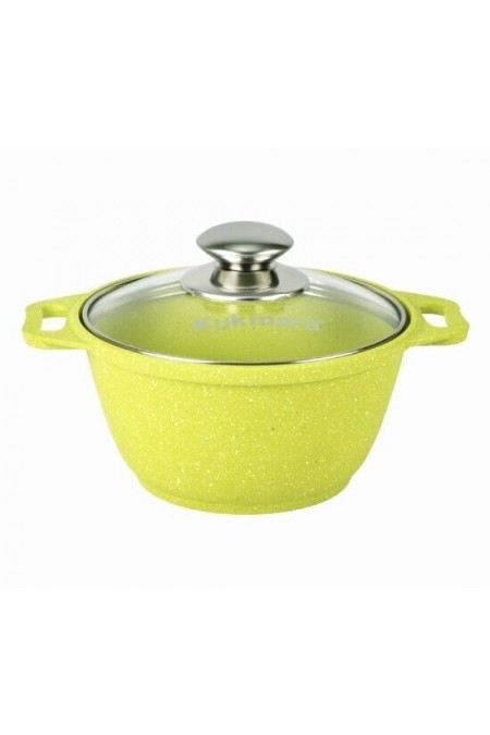 Кастрюля Kukmara Trendy style к11tsl с крышкой 1 л (лайм) 