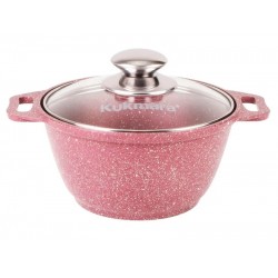 Кастрюля Kukmara Trendy style к11tsr с крышкой 1 л (розовый)