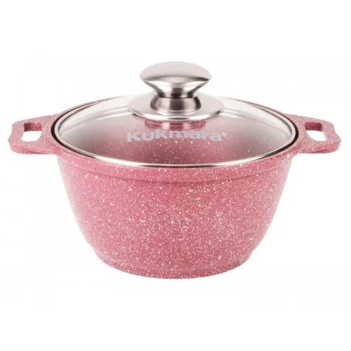 Кастрюля Kukmara Trendy style к11tsr с крышкой 1 л (розовый) 5