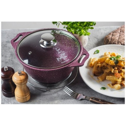 Кастрюля Kukmara Trendy style к61tsm 6 л (фиолетовый) 4