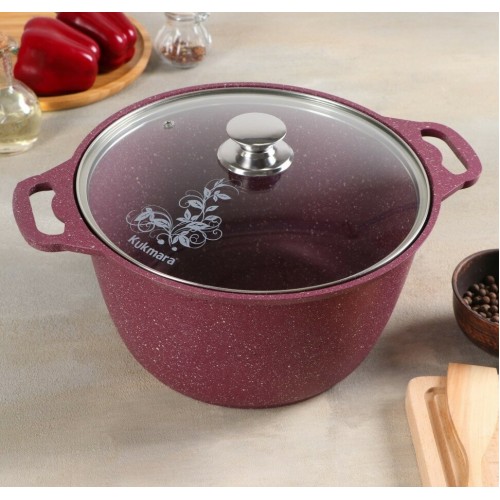 Кастрюля Kukmara Trendy style к61tsm 6 л (фиолетовый) 5