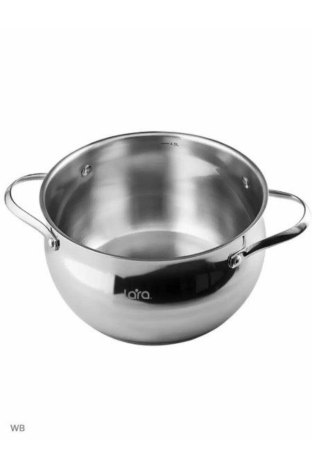 Кастрюля LARA Apple LR02-35 6.1 л (серебристый) 1