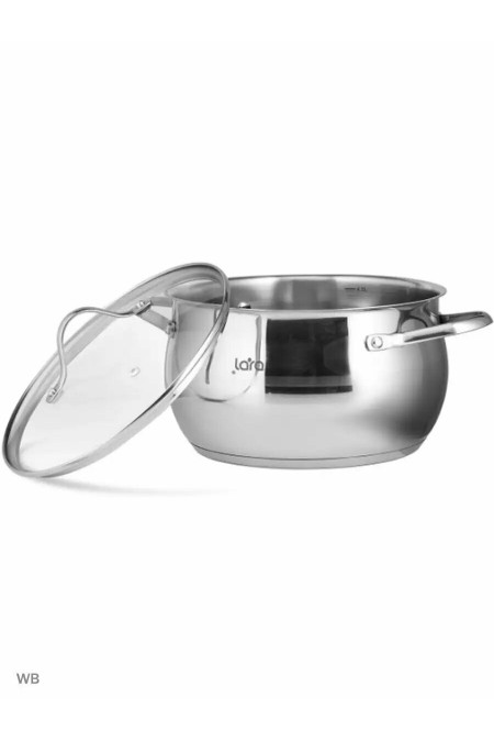 Кастрюля LARA Apple LR02-35 6.1 л (серебристый) 4