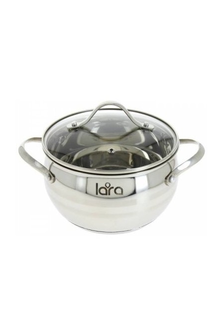 Кастрюля LARA Apple LR02-35 6.1 л (серебристый) 7