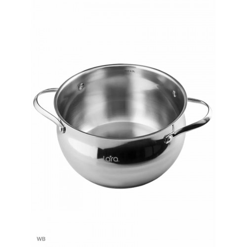 Кастрюля LARA Apple LR02-361 9.2 л (серебристый) 1
