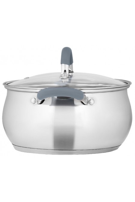 Кастрюля LARA Bell LR02-480 1.9 л (серебристый) 2