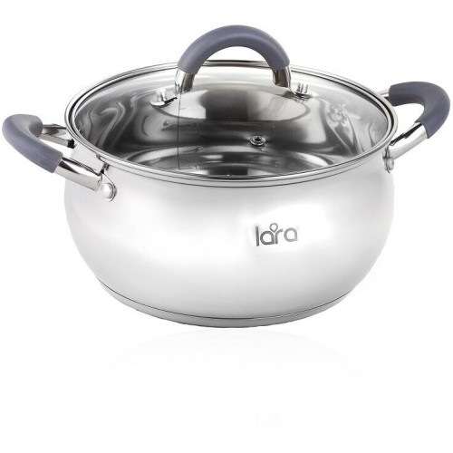Кастрюля LARA Bell LR02-480 1.9 л (серебристый) 7