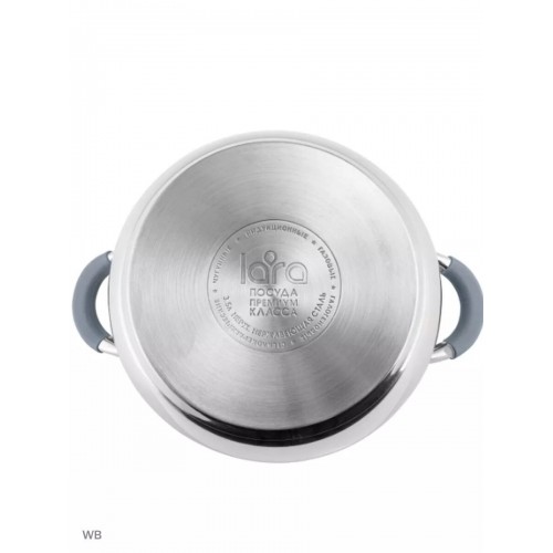 Кастрюля LARA Bell LR02-481 2.6 л (серебристый) 4