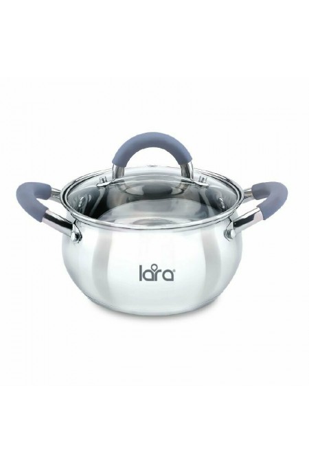 Кастрюля LARA Bell LR02-482 3.6 л (серебристый) 5