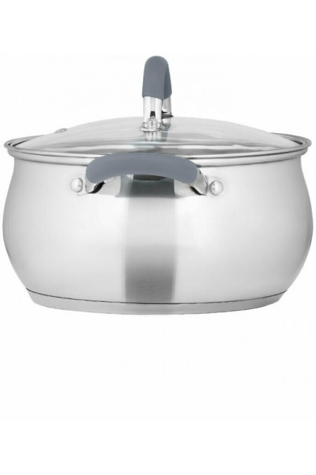 Кастрюля LARA Bell LR02-483 4.7 л (серебристый) 2