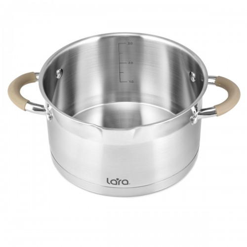 Кастрюля LARA Берлин LR02-340 1.7 л (серебристый) 4