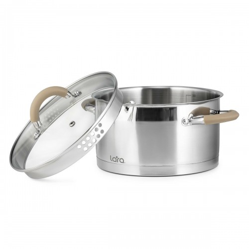Кастрюля LARA Берлин LR02-340 1.7 л (серебристый) 5