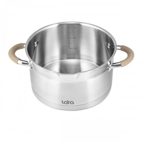 Кастрюля LARA Берлин LR02-341 2.4 л (серебристый) 5