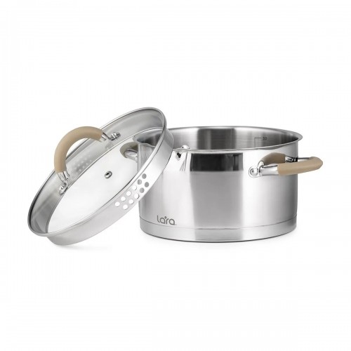 Кастрюля LARA Берлин LR02-341 2.4 л (серебристый) 6