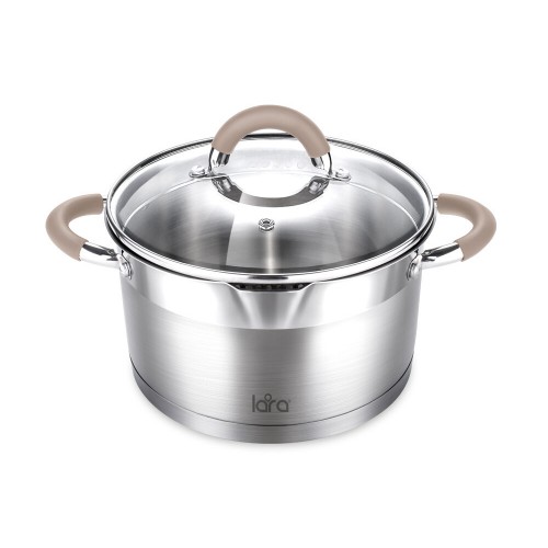 Кастрюля LARA Берлин LR02-343 4.4 л (серебристый) 9
