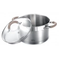 Кастрюля LARA Берлин LR02-344 5.7 л (серебристый)