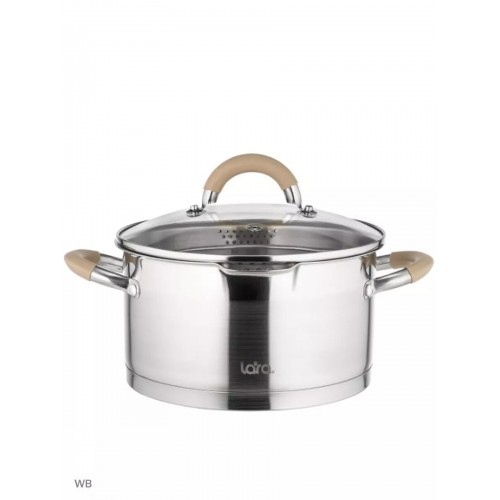 Кастрюля LARA Берлин LR02-344 5.7 л (серебристый) 1