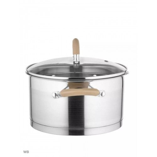 Кастрюля LARA Берлин LR02-344 5.7 л (серебристый) 4