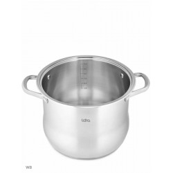 Кастрюля LARA Big Size LR02-44 13.6 л (серебристый)