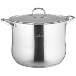 Кастрюля LARA Big Size LR02-45 17 л (серебристый)