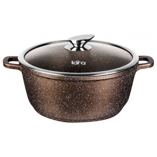 Кастрюля LARA Choco LR02-203 3.1 л (коричневый) 