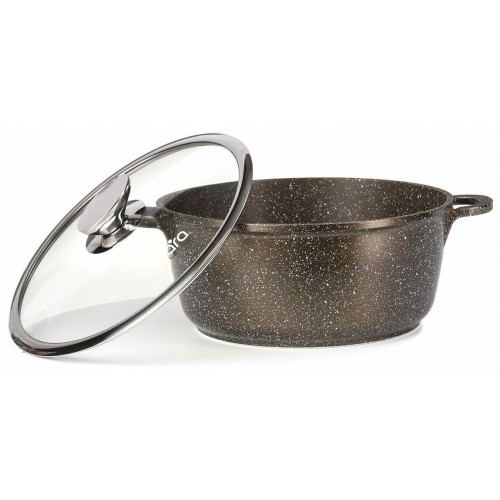 Кастрюля LARA Choco LR02-203 3.1 л (коричневый) 1