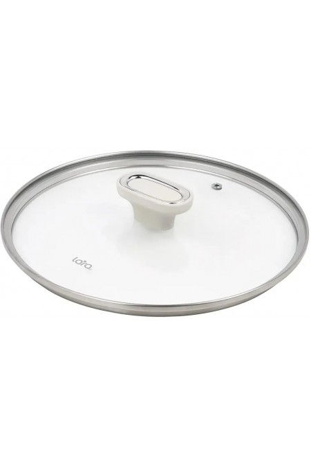 Кастрюля LARA Флора LR02-258 3.9 л (серебристый) 4