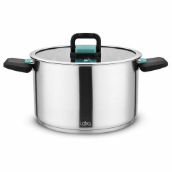 Кастрюля LARA Изумруд LR02-241 2 л (серебристый)