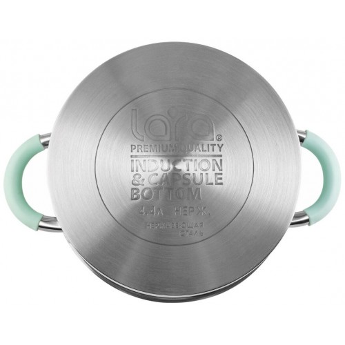 Кастрюля LARA LR02-540 1.7 л (мятный) 9