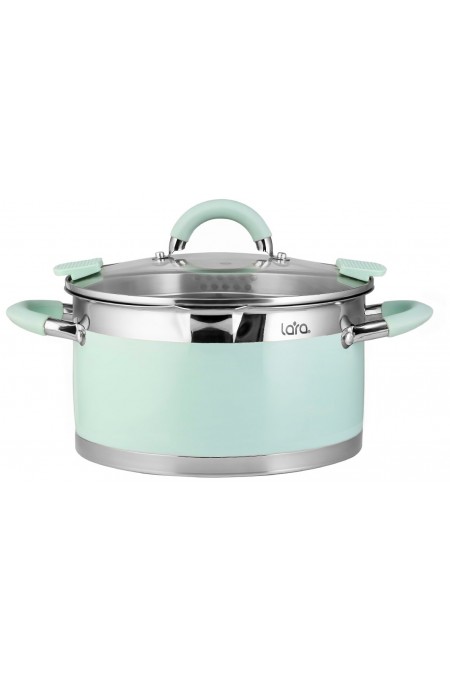 Кастрюля LARA LR02-541 2.4 л (мятный) 1