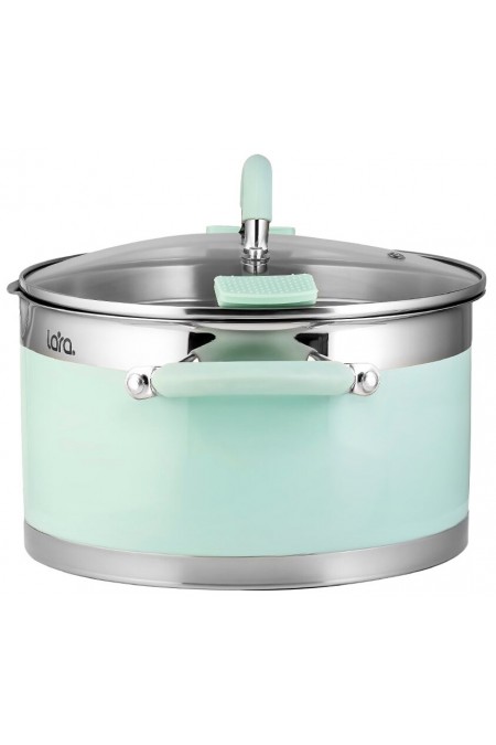 Кастрюля LARA LR02-541 2.4 л (мятный) 2