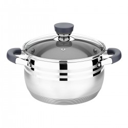 Кастрюля LARA Mercury LR02-470 2.1 л (серебристый)