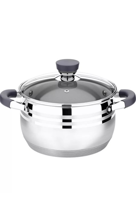 Кастрюля LARA Mercury LR02-470 2.1 л (серебристый) 